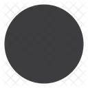 Black Circle Circle Round Icône
