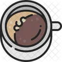 Black Coffee Cup Drink Icon