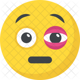 Black Eye Emoji Icon