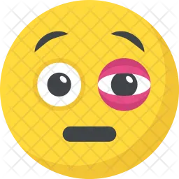 Black Eye Emoji  Icon