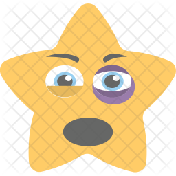 Black Eye Emoji Icon