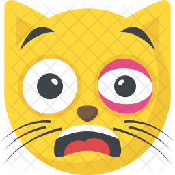 Black Eye Emoji Icon