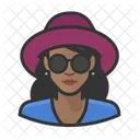 Black Female  Icon