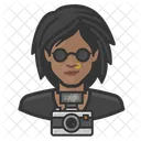 Black Female Photographer  Icon