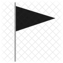 Black Flag Pointer Icon