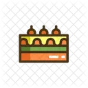 Black Forest Food Snacks Icon