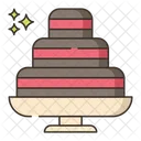 Black Forest Cake Sweet Icon