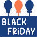 Black Friday Blackfriday Discount Icon