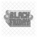 Black Friday Discount Sale Icon