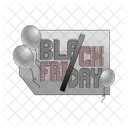 Black Friday Discount Sale Icon
