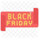 Ribbon Black Friday Sale Icon
