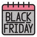 Black Friday Discount Shopping Icon