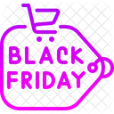 Black Friday Sale Tag Commerce And Shopping Icon