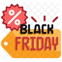 Black Friday Friday Sale Discount Icon