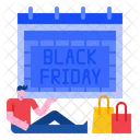 Black Friday Advertising Promotion Icon