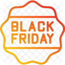 Black Friday Commerce And Shopping Label Icon