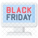 Black Friday Ecommerce Online Shopping Icon