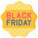 Black Friday Commerce And Shopping Label Icon
