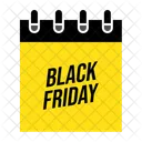 Black Friday Calendar Event Icon