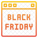 Black Friday Cyber Monday Tag Icon