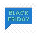 Black friday announcement  Icon