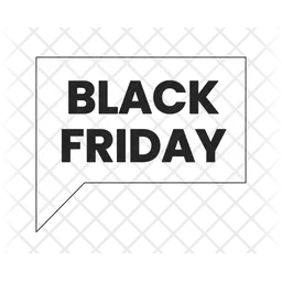 Black friday announcement  Icon
