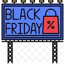 Black Friday Billboard  Icon