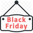 Black Friday Board  Icon