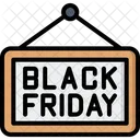 Black Friday Commerce And Shopping Hanging Icon