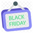 Black Friday Board Black Friday Offer Icon