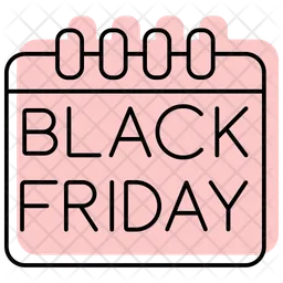 Black-Friday-calendar  Icon