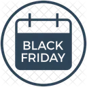Black Friday Calendar  Icon