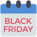Black Friday Calendar  Icon