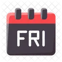 Black Friday Calendar Sale Discount Icon
