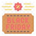 Black Friday Coupon  Icon