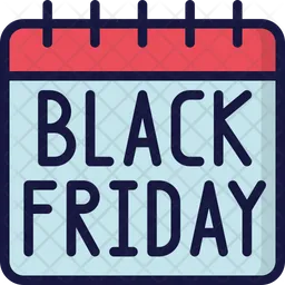 Black Friday Date  Icon