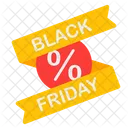 Black Friday Discount  Icon