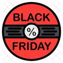 Black Friday Discount  Icon