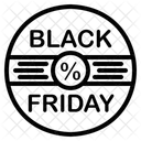 Black Friday Cyber Monday Discount Icon