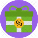 Black Friday Gift Sale Discount Icon