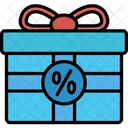 Black Friday Gift Sale Discount Icon