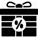 Black Friday Gift Sale Discount Icon