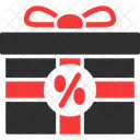 Black Friday Gift Sale Discount Icon