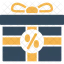 Black Friday Gift Sale Discount Icon