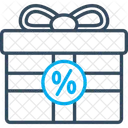 Black Friday Gift Sale Discount Icon