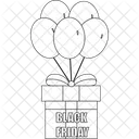 Black Friday Discount Sale Icon