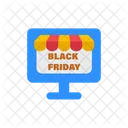 Black Friday Discount Sale Icon