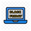 Black Friday Discount Sale Icon