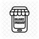 Black Friday Discount Sale Icon