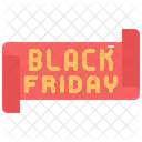Ribbon Black Friday Sale Icon